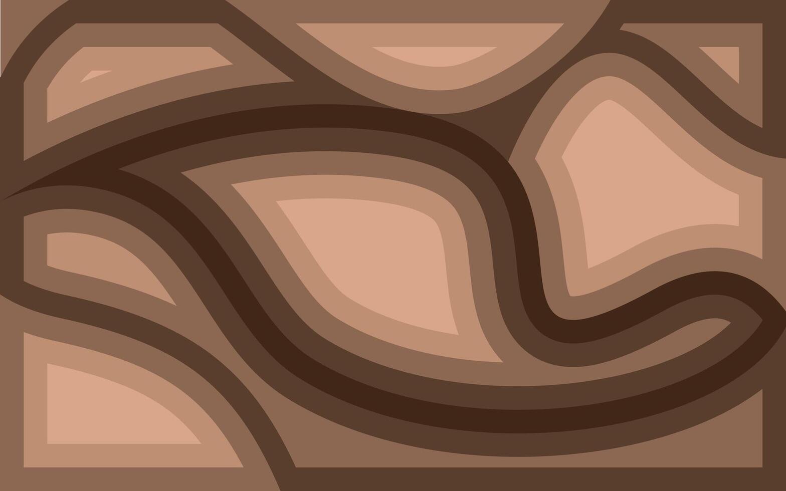 Brown layered background, great for themes and other design elements vector