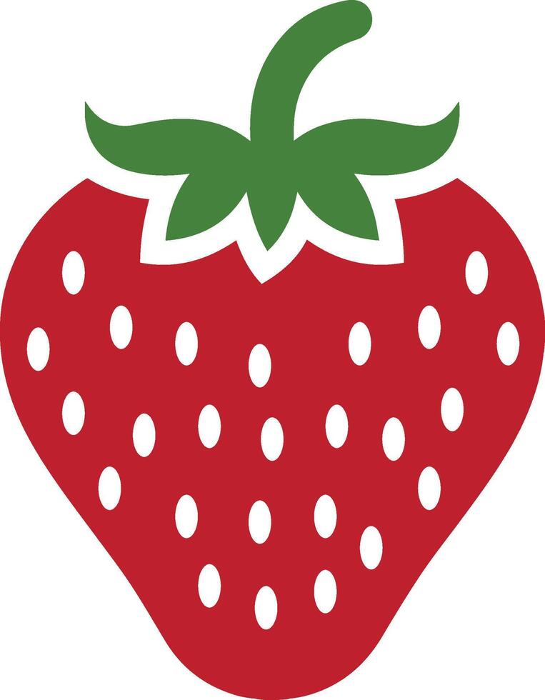Premium Strawberry Icon vector