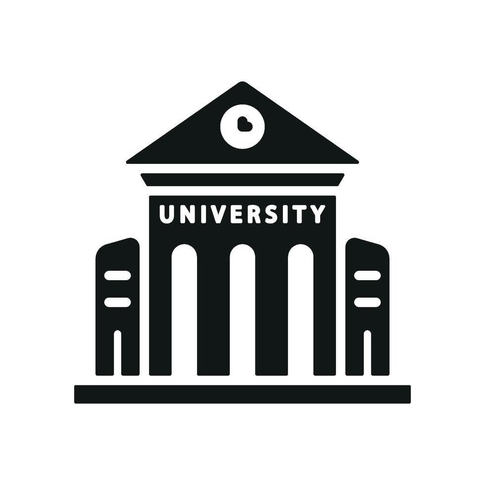 University icon a versatile graphic ideal for academic branding or projects vector