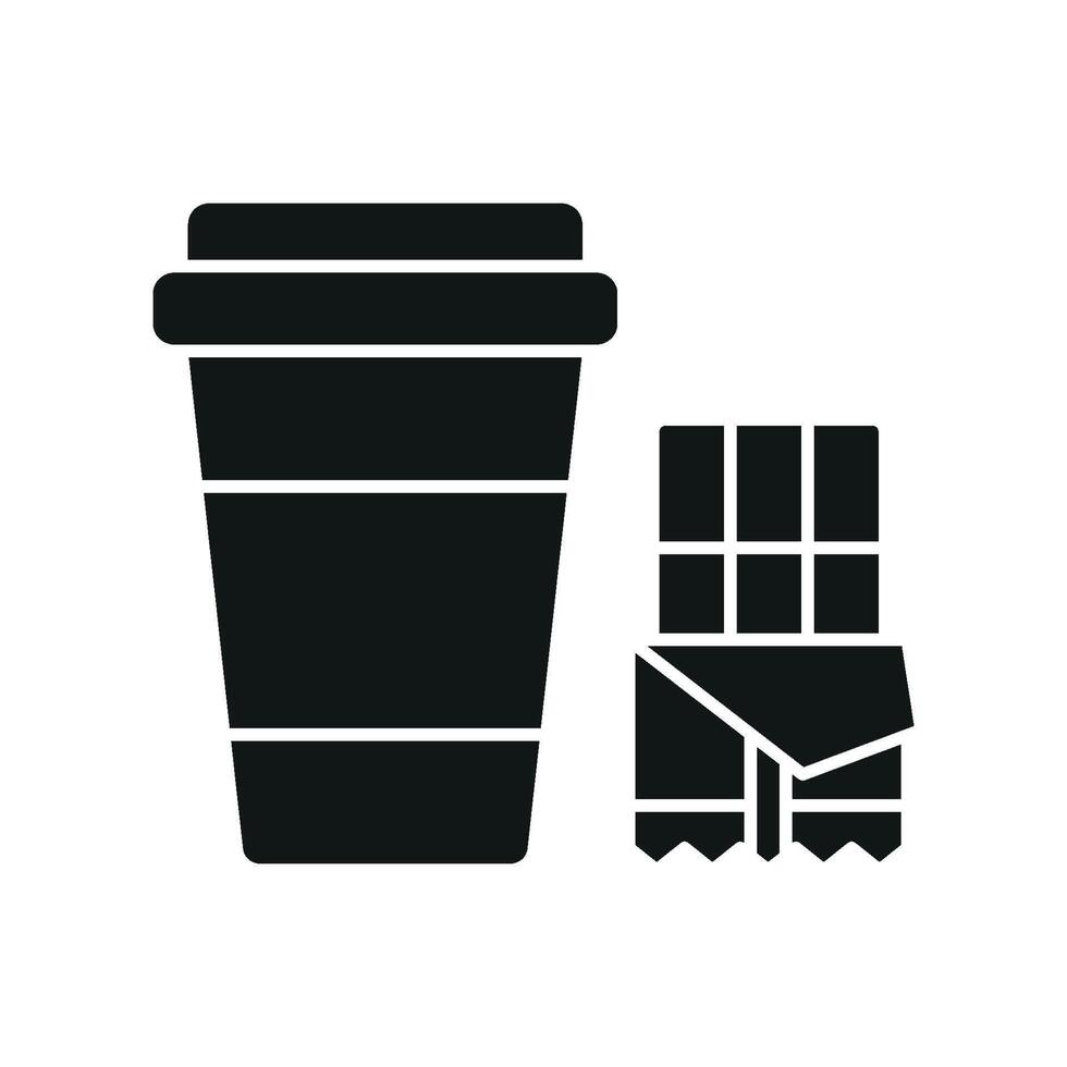 Hot chocolate icon showcases a rich and comforting style, ideal for promoting holiday treats or beverage-related campaigns. vector