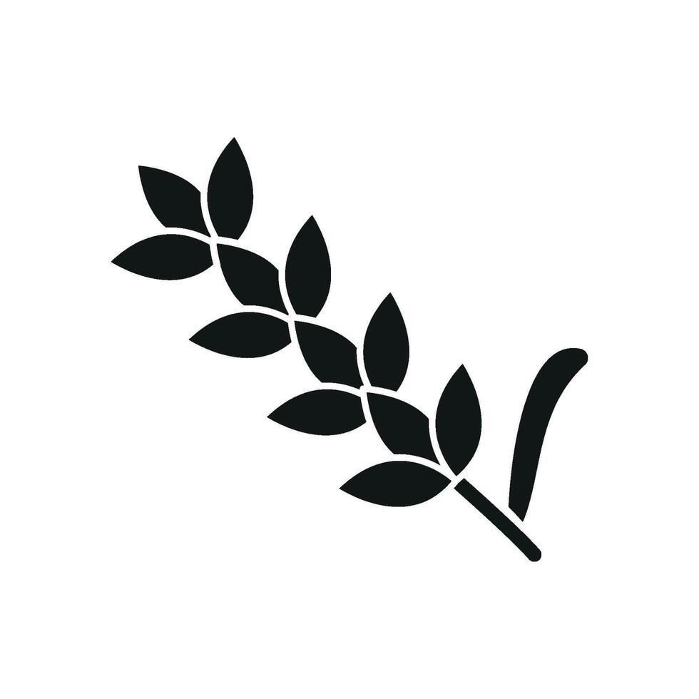 Lavender flower icon highlights a clean and versatile design, suitable for both print and digital media focused on relaxation or serenity. vector