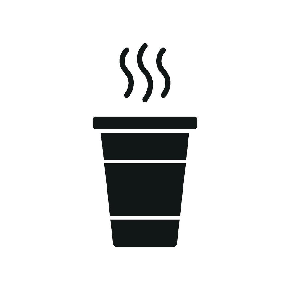 Hot chocolate drink icon embodies a delightful and heartwarming feel, perfect for creating a sense of comfort in digital or print materials. vector