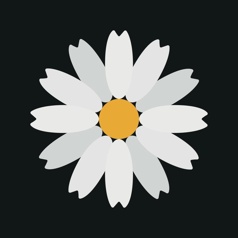 Daisy flower icon offers a soft and versatile design, great for promoting wellness products or spring-inspired campaigns. vector