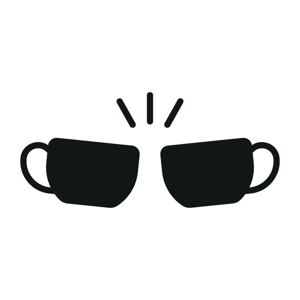 Coffee glass drink icon brings a sophisticated touch, perfect for enhancing coffee shop promotions or packaging designs. vector