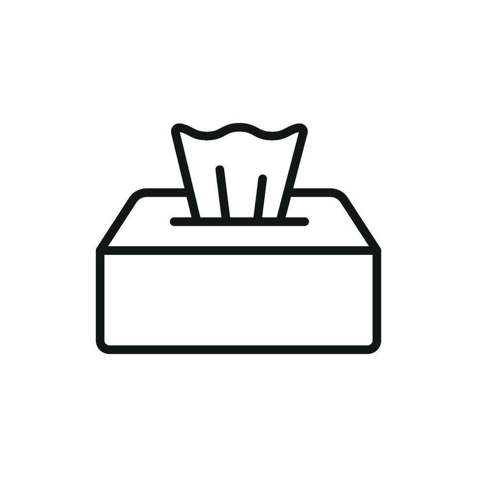 Tissue icon a neat and professional design for product packaging vector