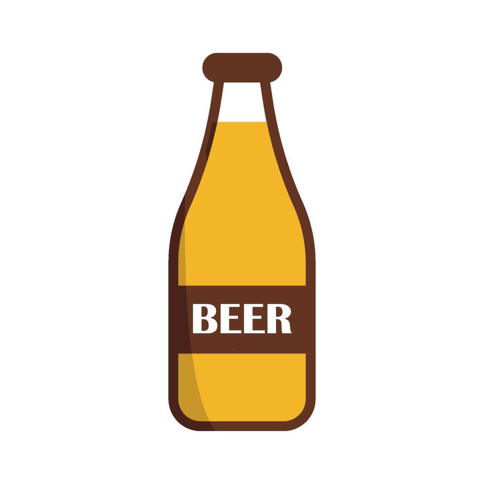 Beer drink icon offers a clean and professional design, great for breweries, beer labels, or marketing materials. vector