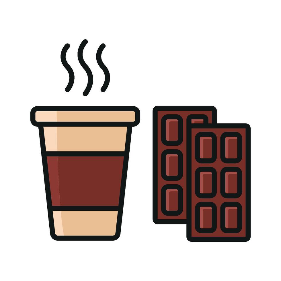 Hot chocolate drink icon delivers a classic and versatile style, ideal for promoting warm beverages or festive menus. vector