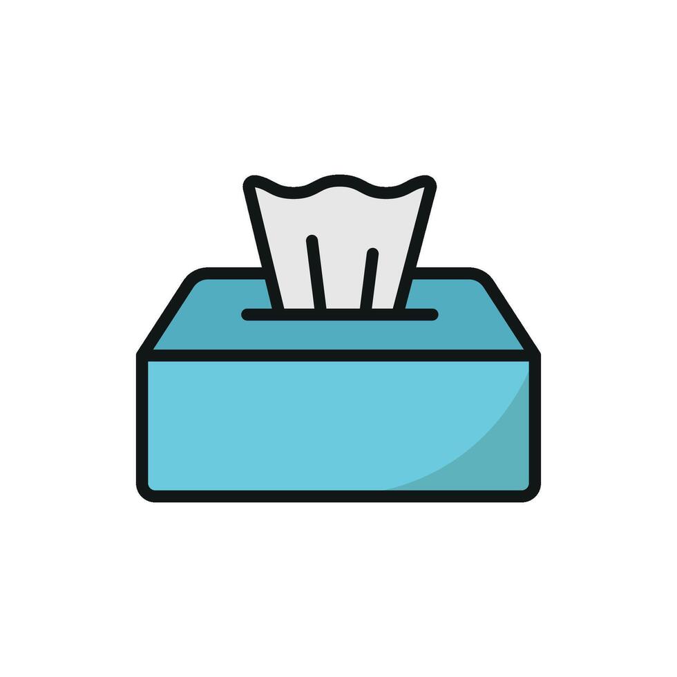 Tissue icon a minimalist design suitable for healthcare applications vector