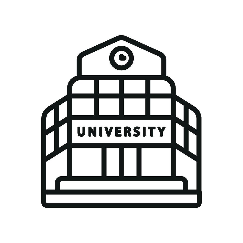 University icon a modern and sleek perfect for promotional materials vector