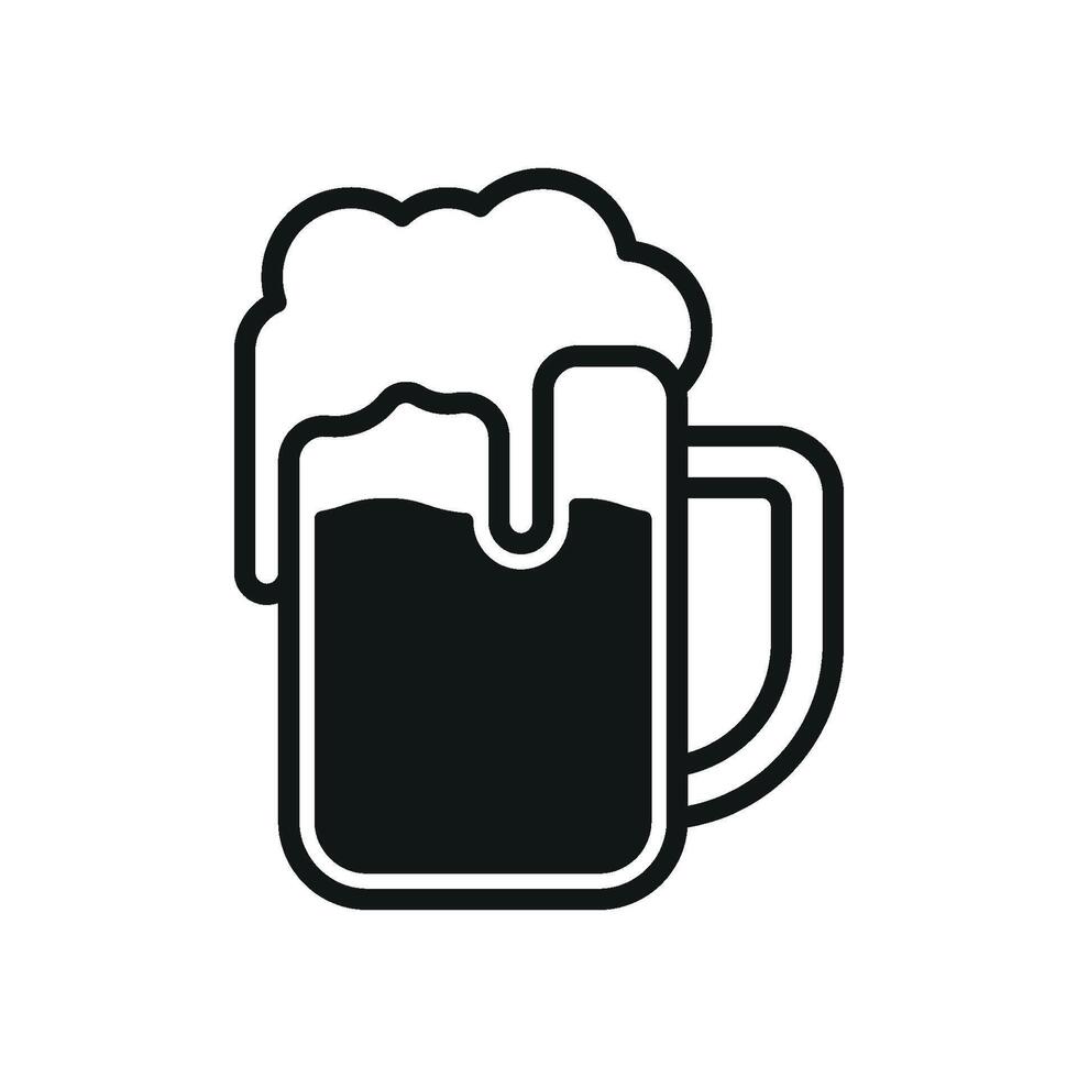 Beer icon a neat and professional design for alcohol branding vector