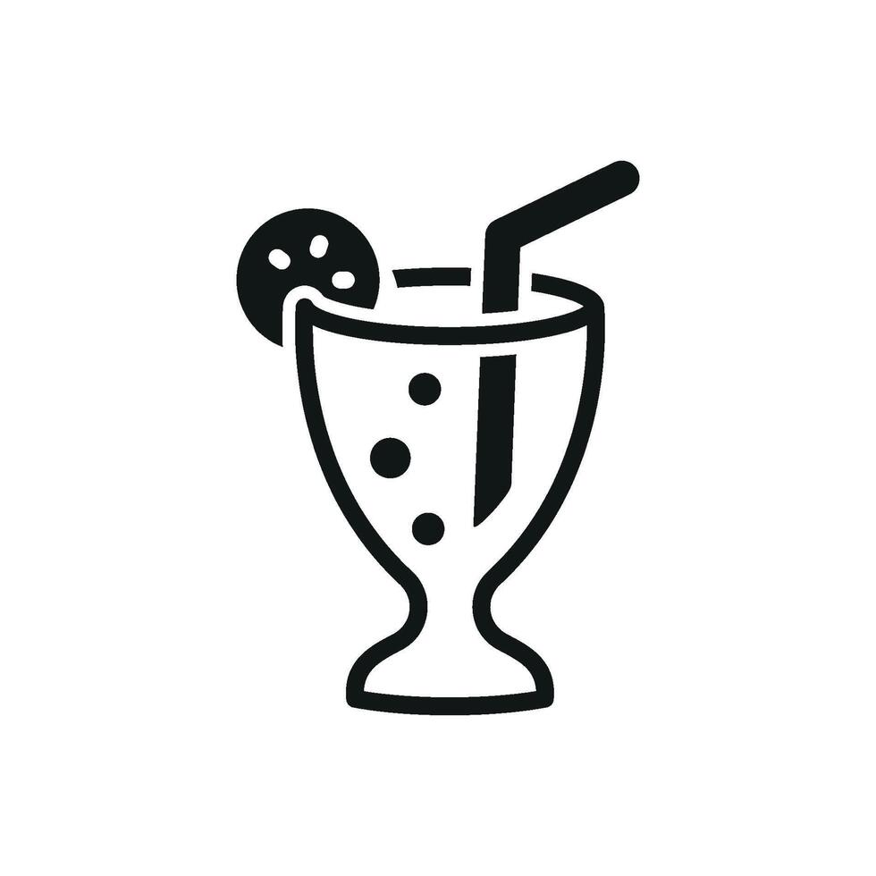 Soda drink icon embodies a cool and inviting feel, ideal for marketing fizzy drinks or youth-oriented projects. vector