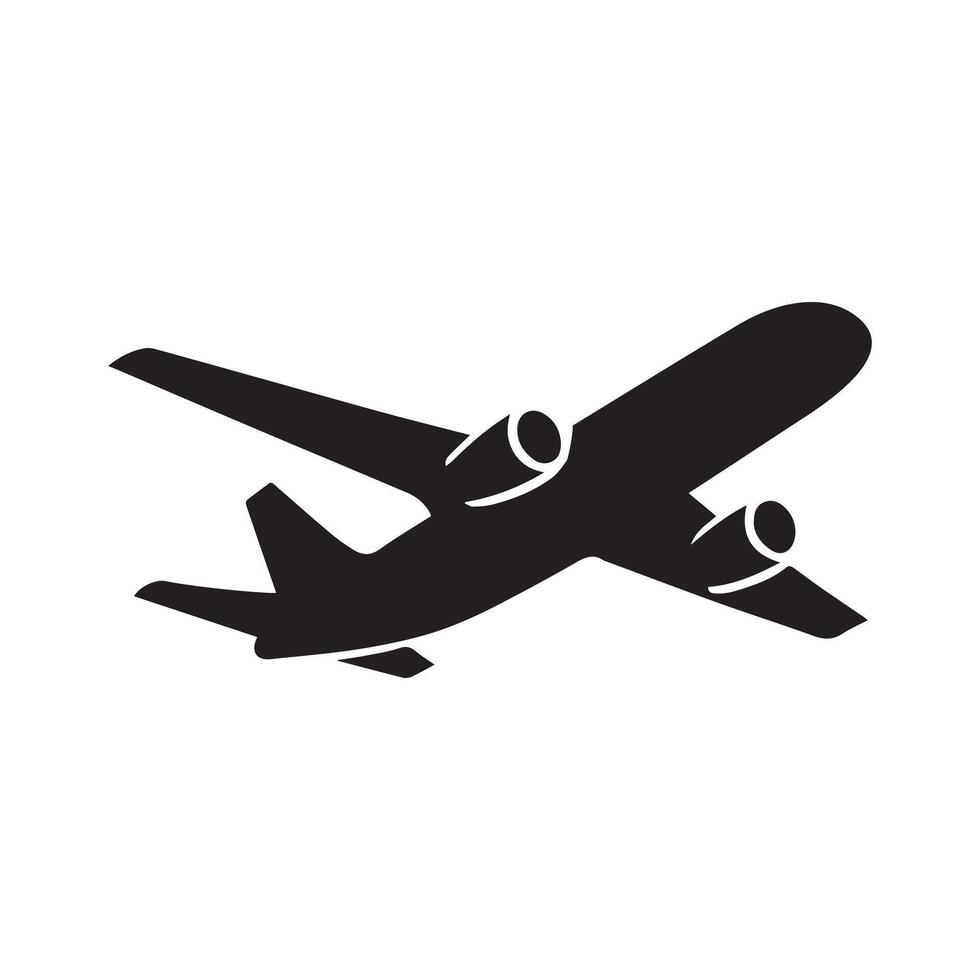 Plane icon for web and mobile app. Airplane sign and symbol. Flight transport symbol. Travel sign. aeroplane vector