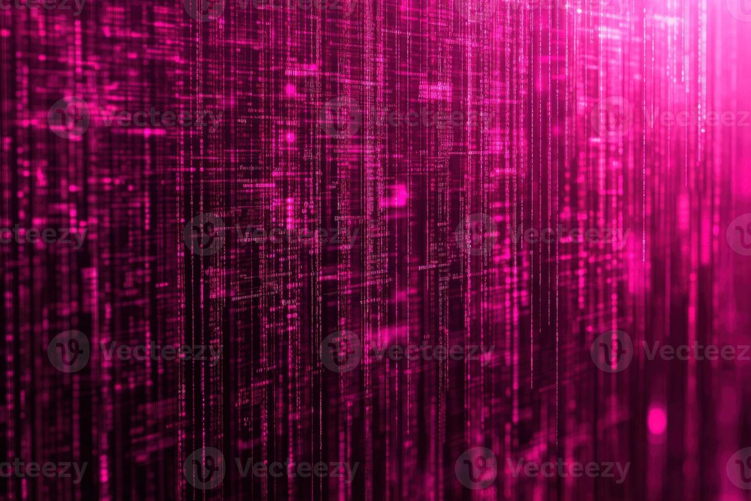 Pink background with binary code photo