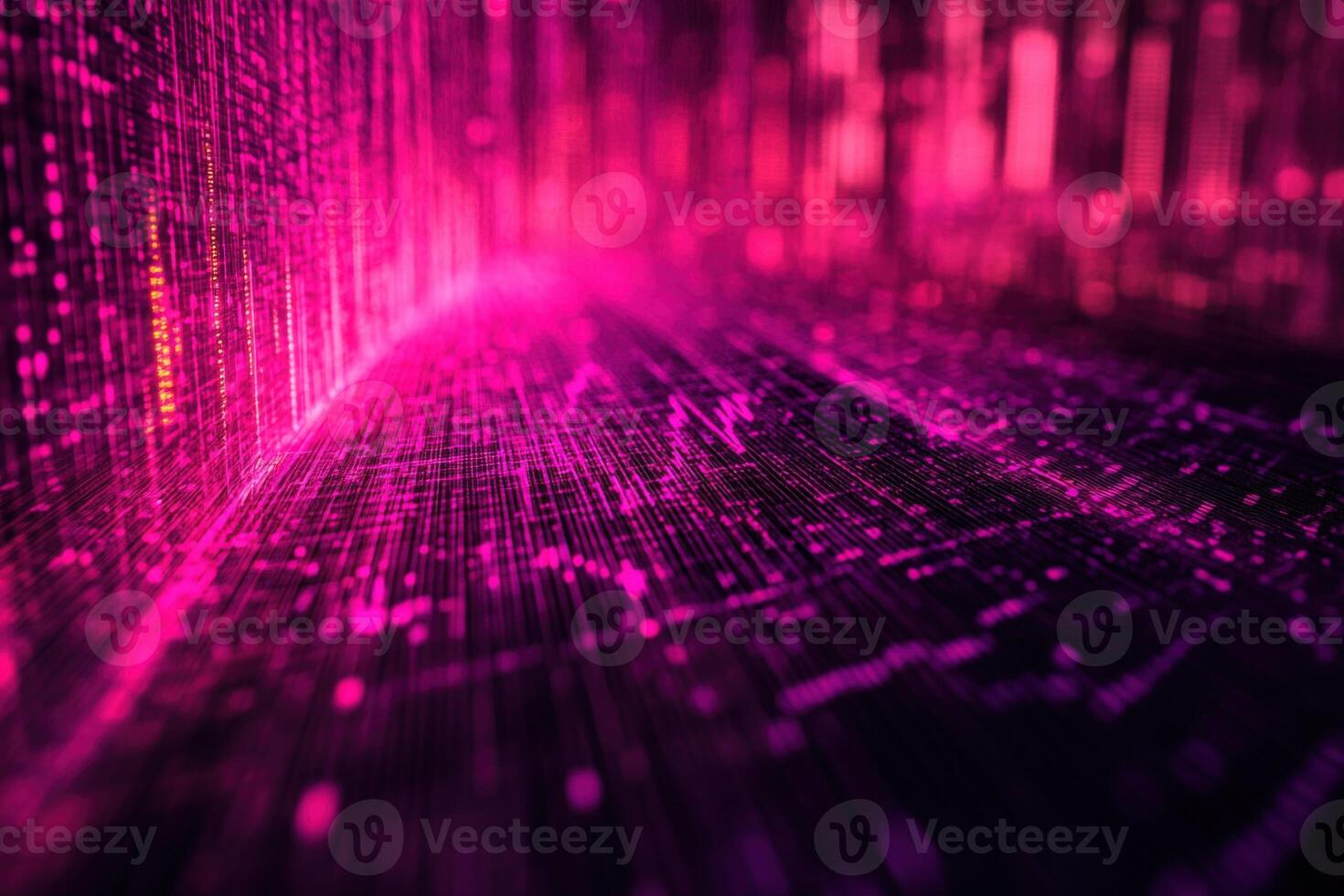 A pink background with a lot of data photo