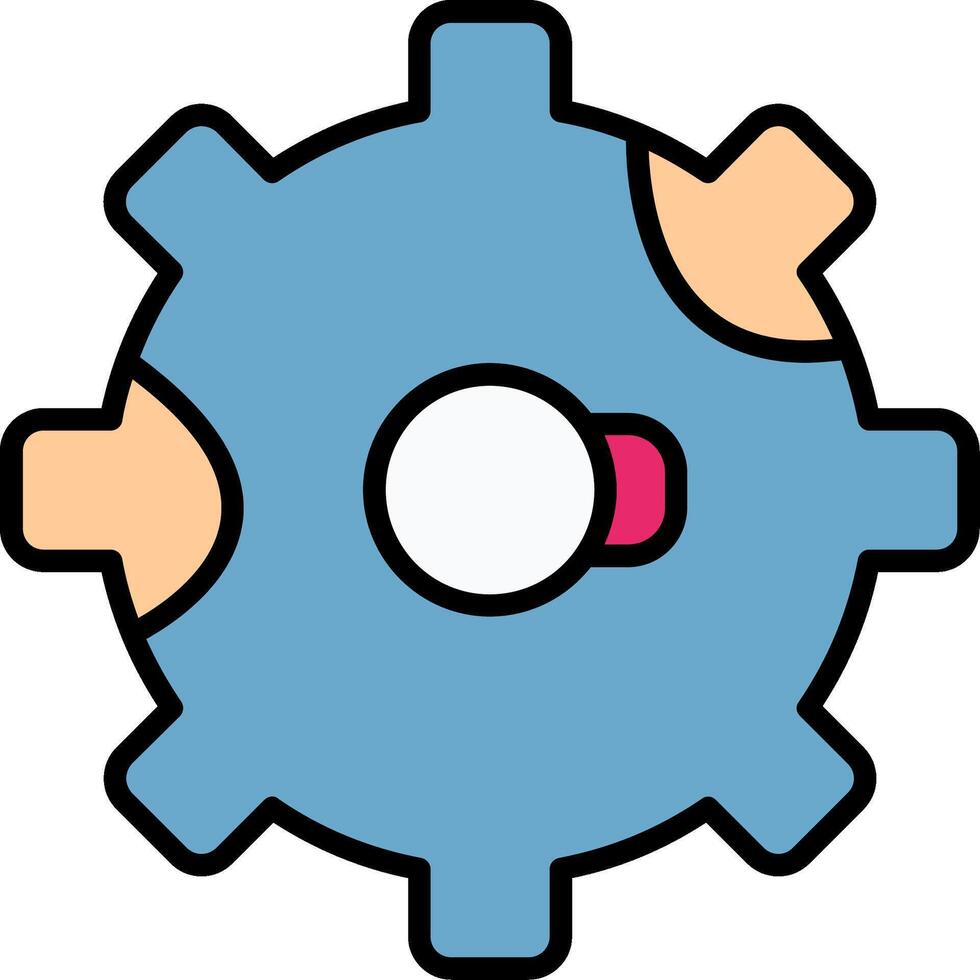 rust Line Filled Icon vector