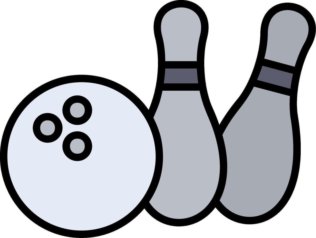 One Skittle Line Filled Icon vector