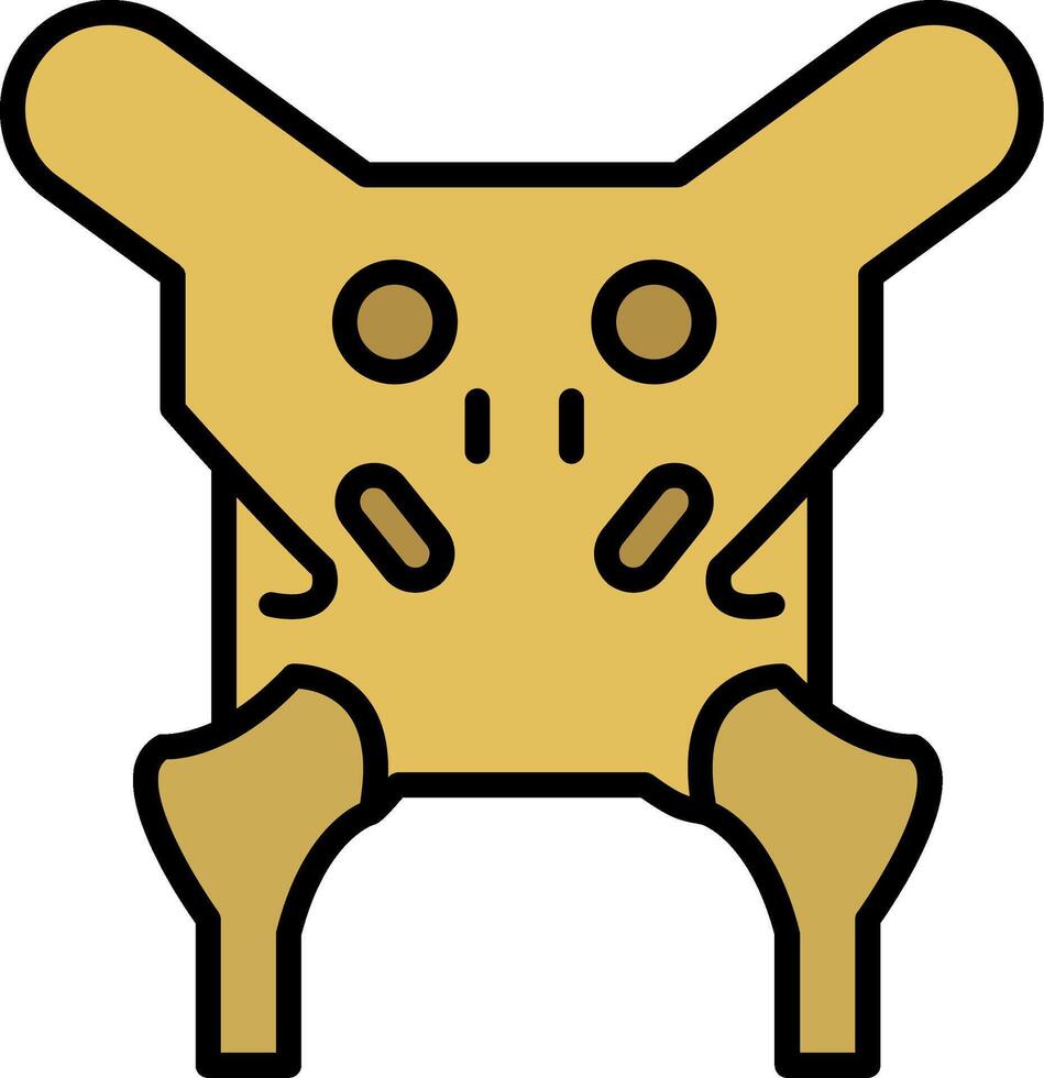 Pelvis Line Filled Icon vector