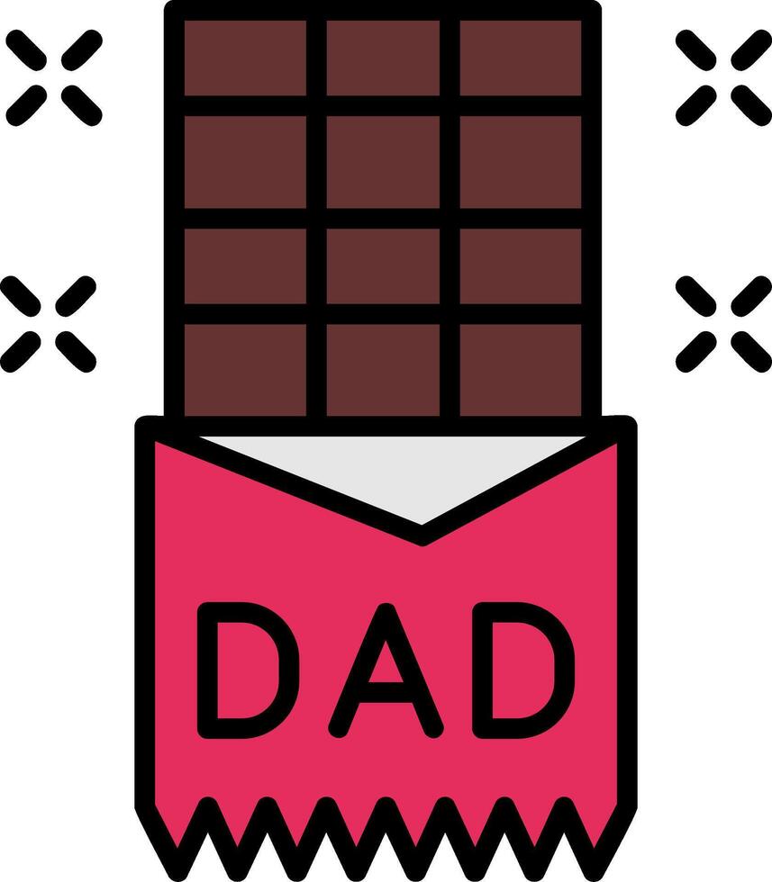 Chocolates Line Filled Icon vector