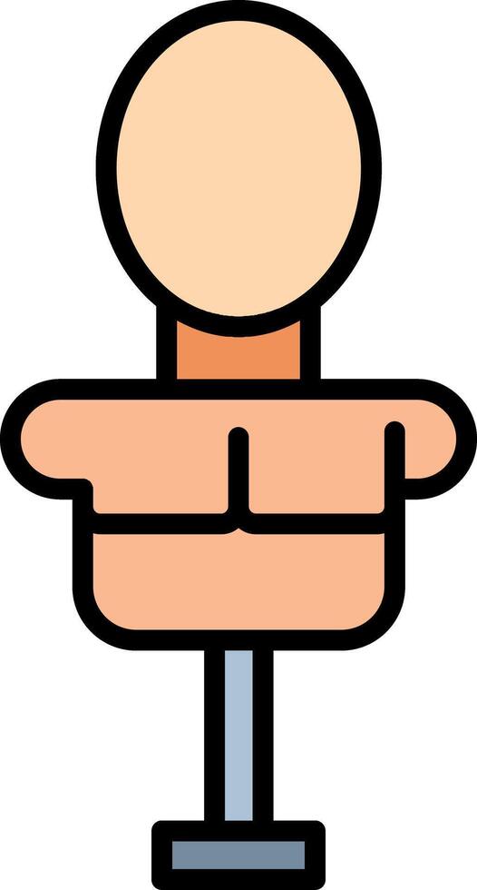 Dummy Line Filled Icon vector