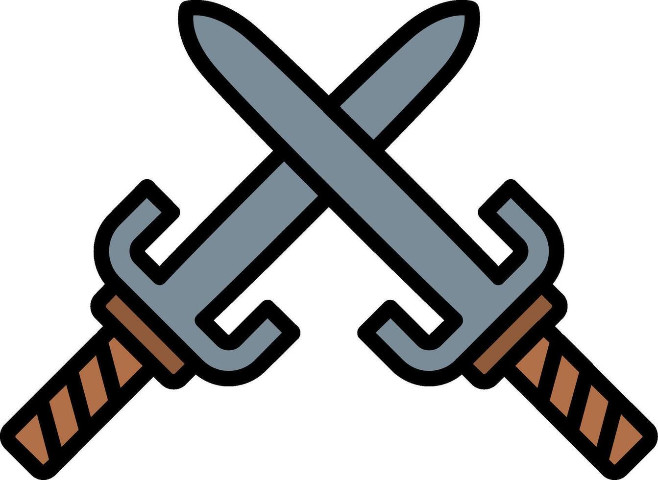 Sai Line Filled Icon vector