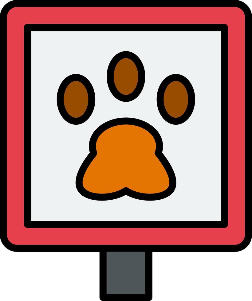 Animals Line Filled Icon vector