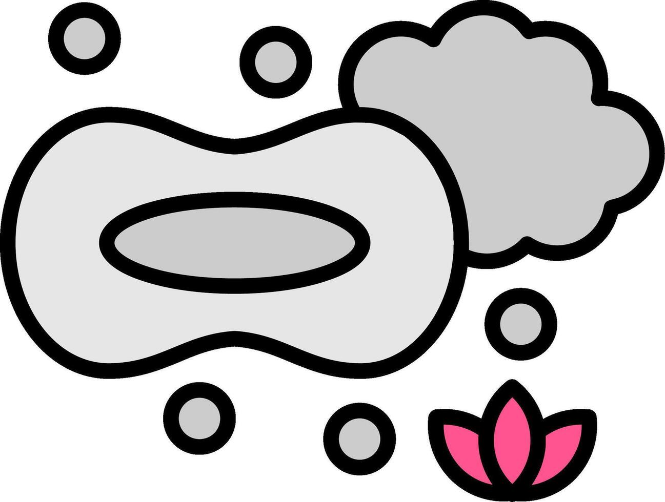 Soap Line Filled Icon vector
