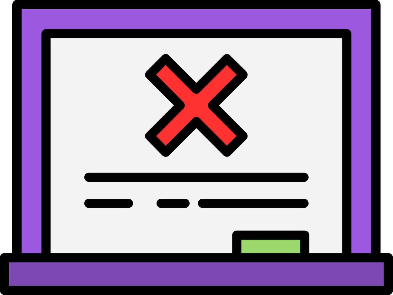 Multiplication Line Filled Icon vector