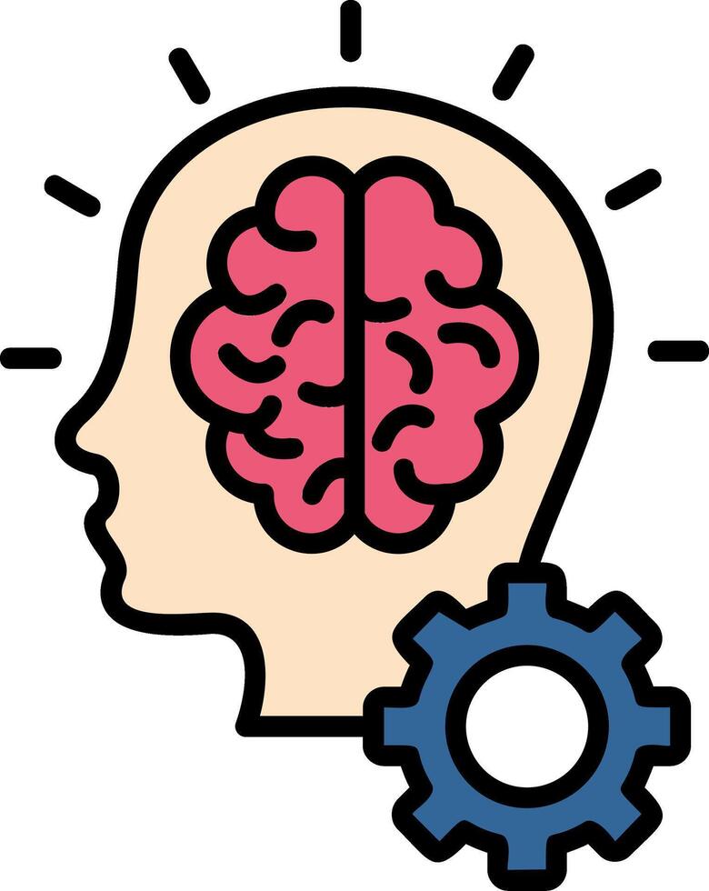 Realization Line Filled Icon vector