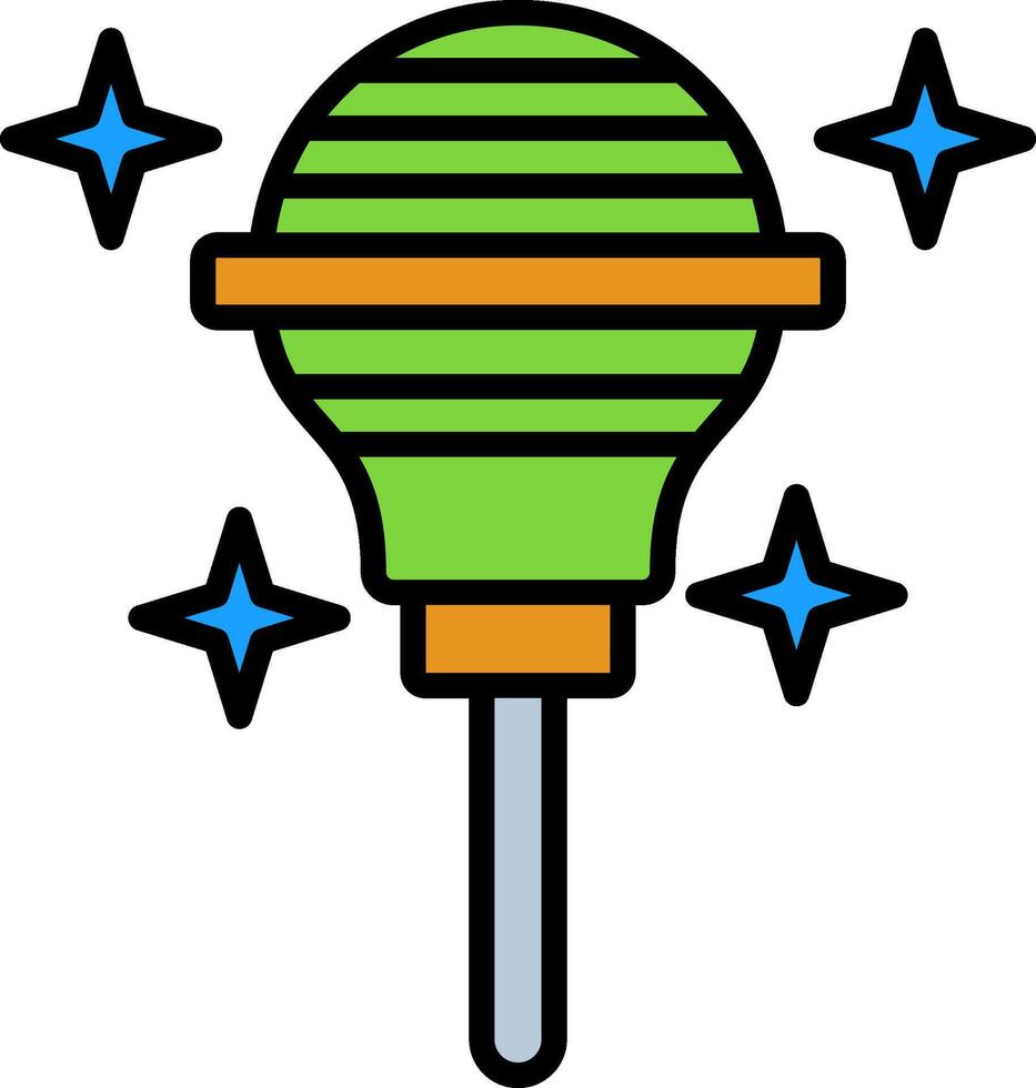 Nasal Aspirator Line Filled Icon vector