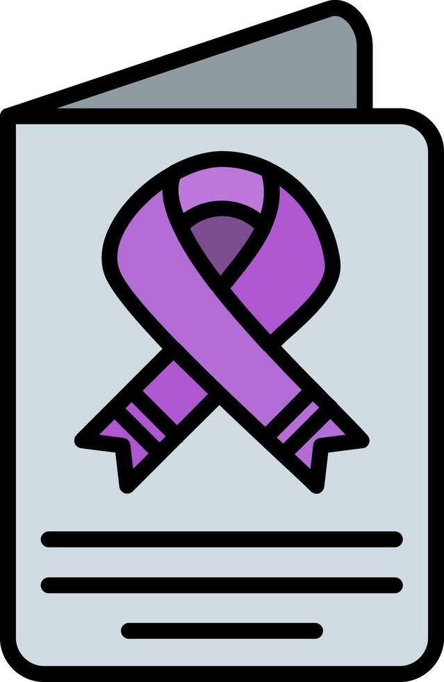 Report Line Filled Icon vector