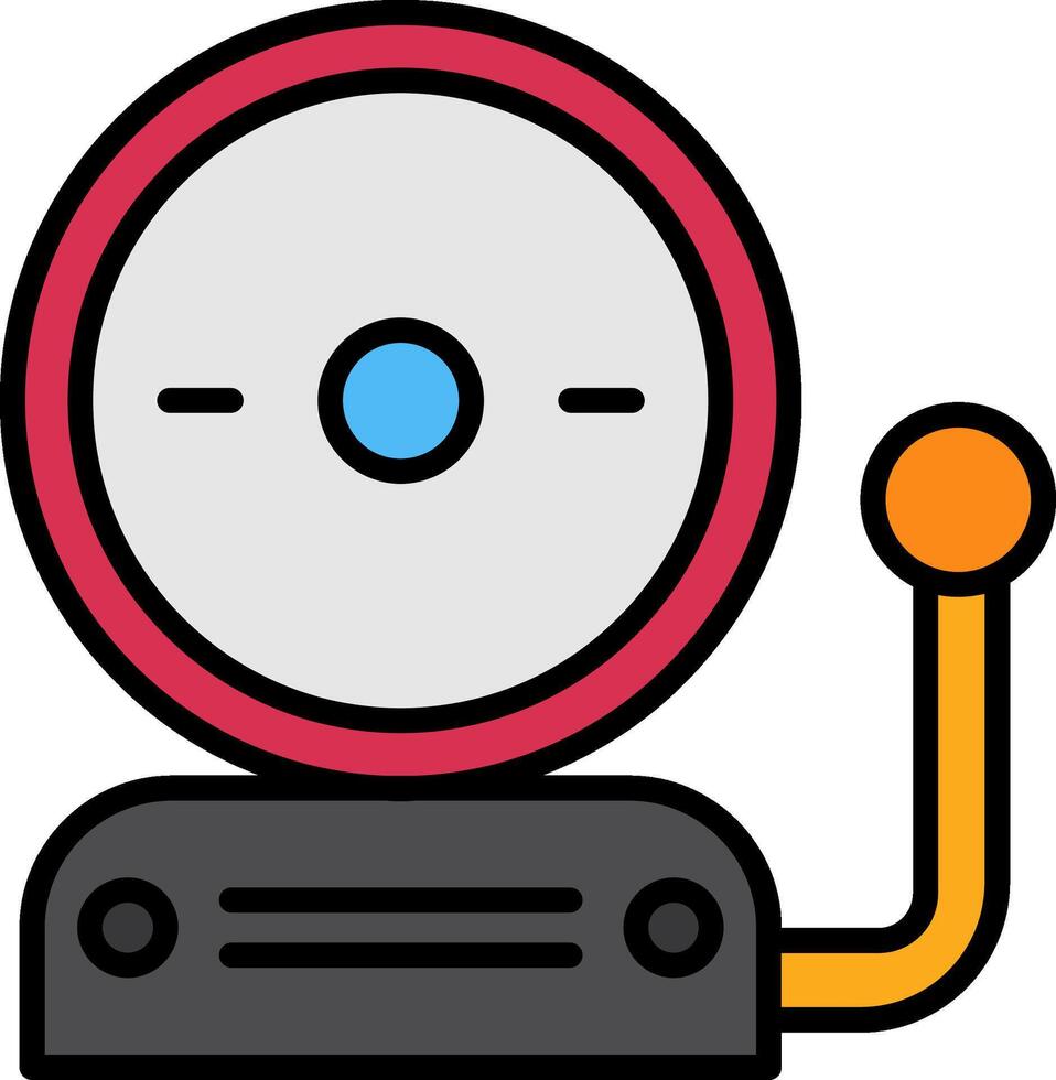 Bell Line Filled Icon vector