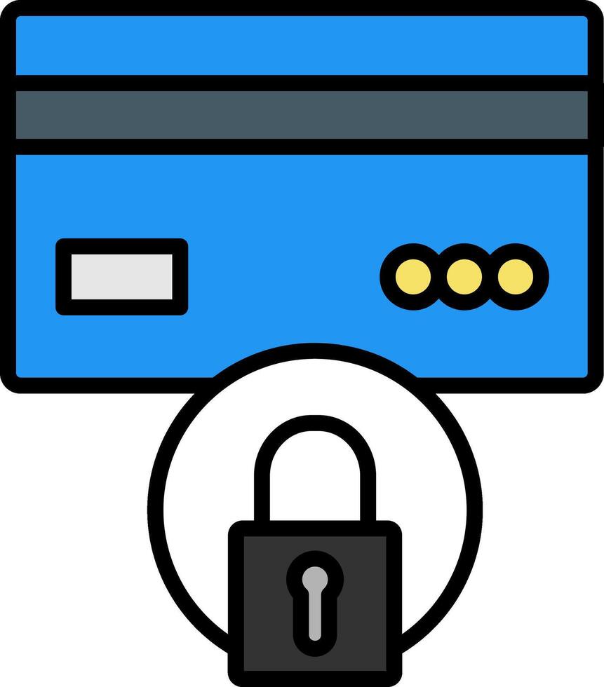 Insolvency Line Filled Icon vector
