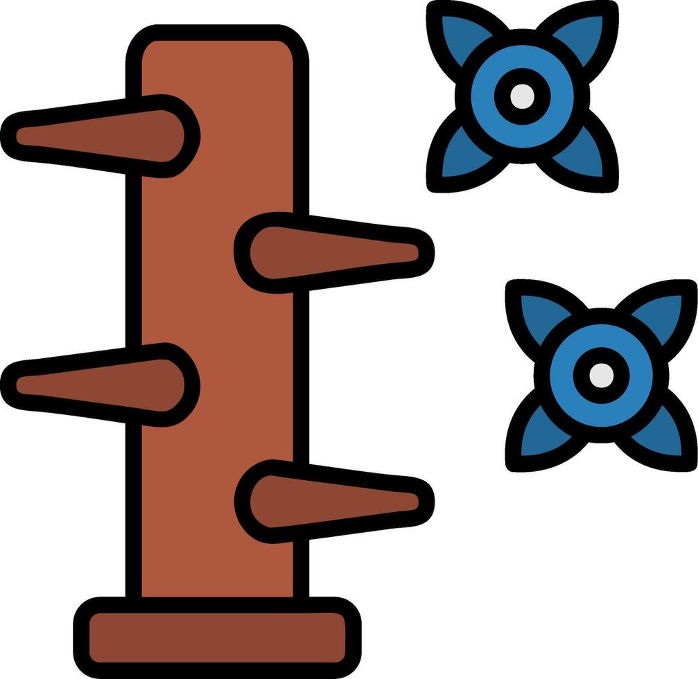 Dummy Line Filled Icon vector
