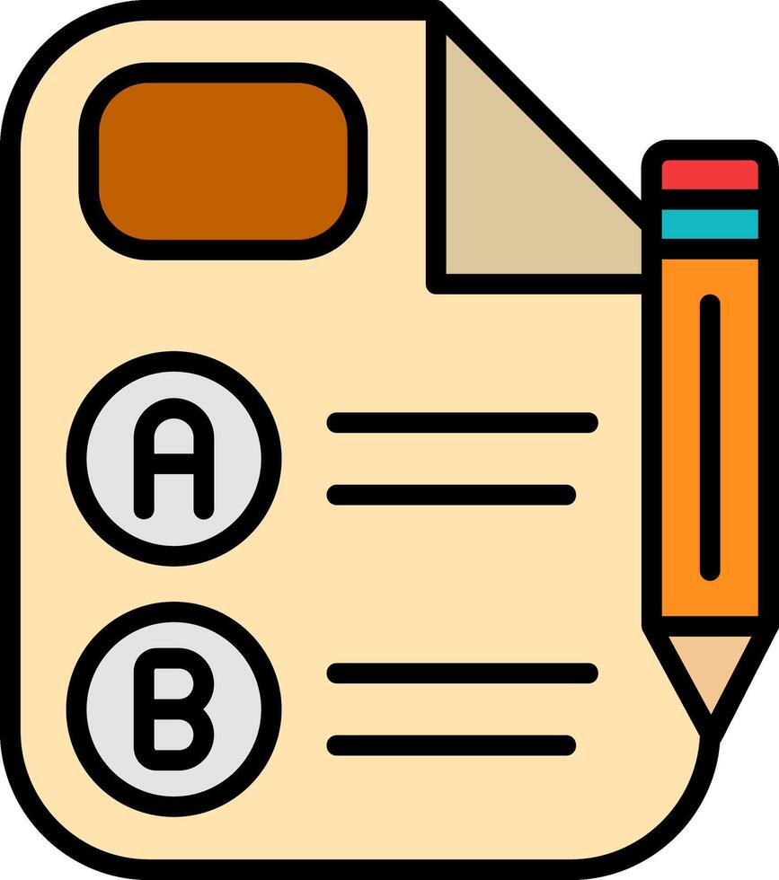 Guidelines Line Filled Icon vector