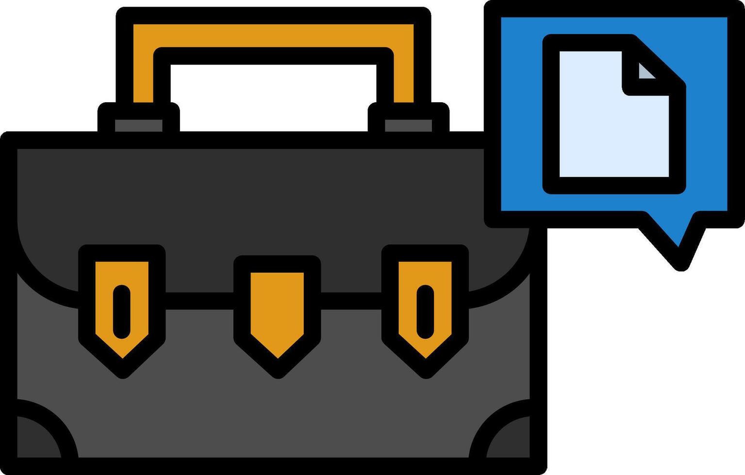Travel Line Filled Icon vector