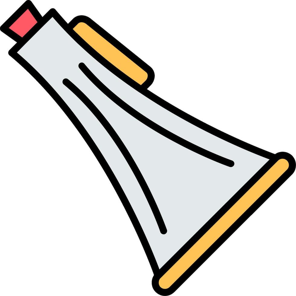 Horn Line Filled Icon vector