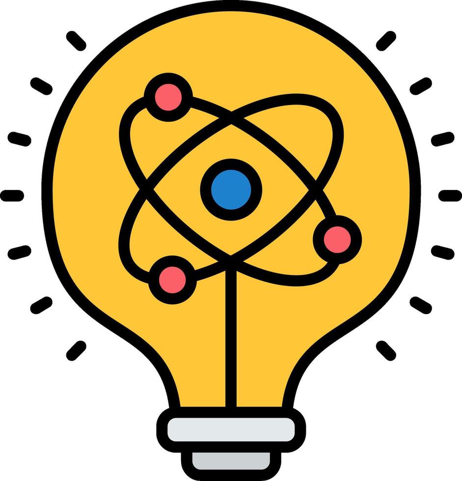 Idea Line Filled Icon vector