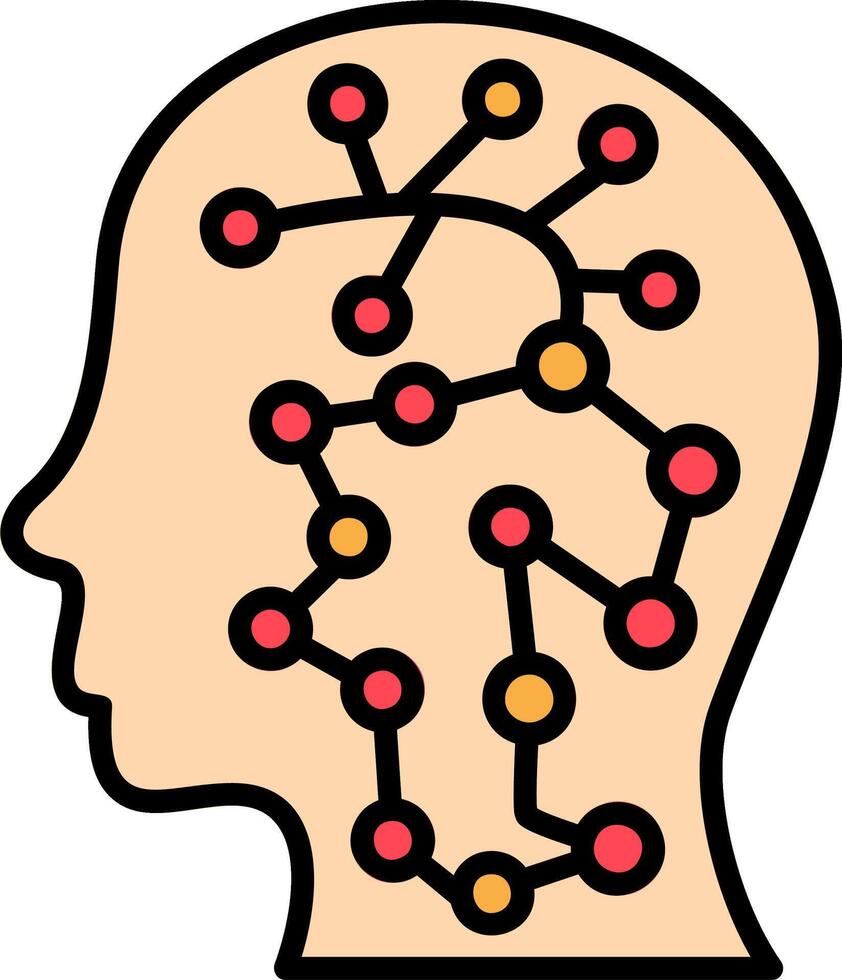 Ai Line Filled Icon vector
