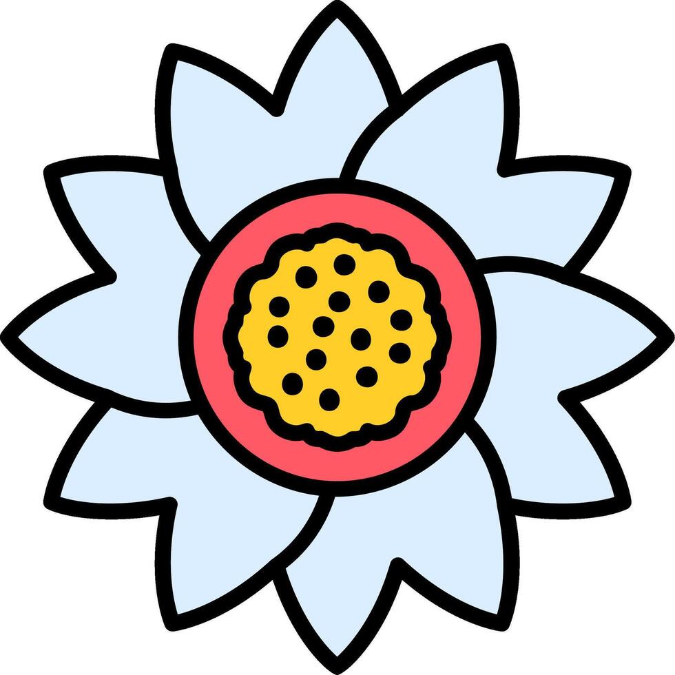 Hoya Line Filled Icon vector
