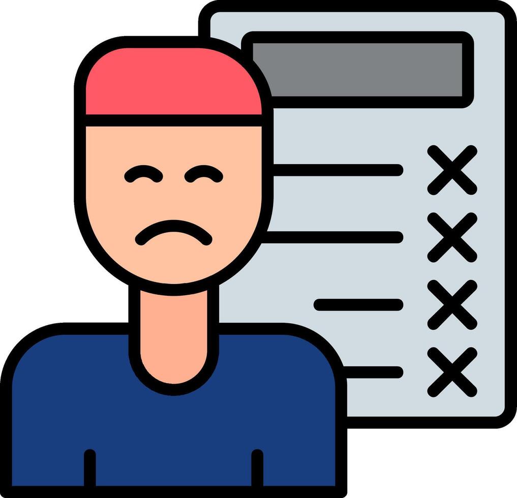 Incomplete Line Filled Icon vector