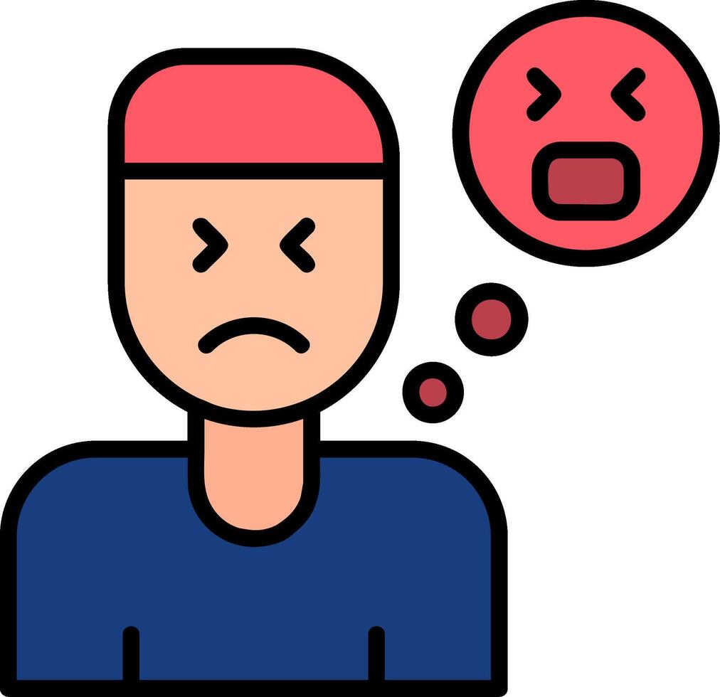 Behavioral Line Filled Icon vector