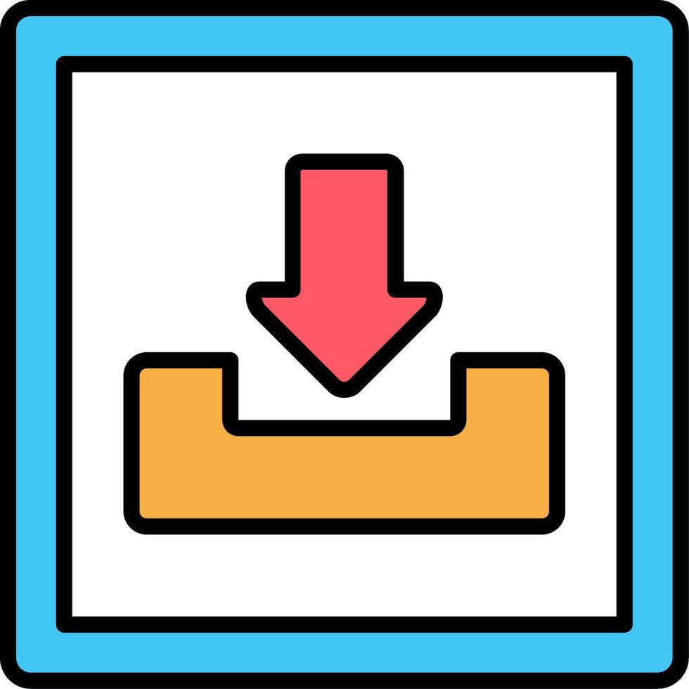 Download Line Filled Icon vector