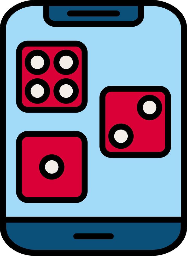 Entertainment Line Filled Icon vector