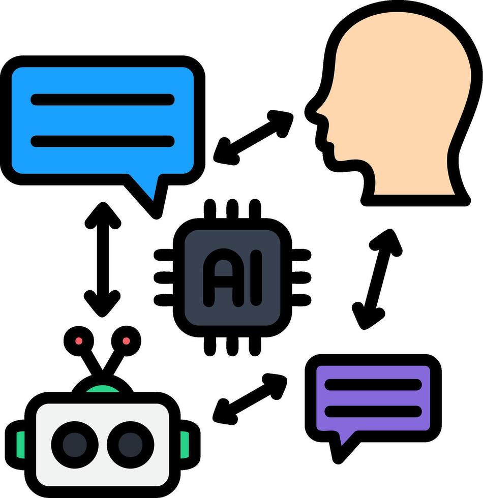 Text Line Filled Icon vector