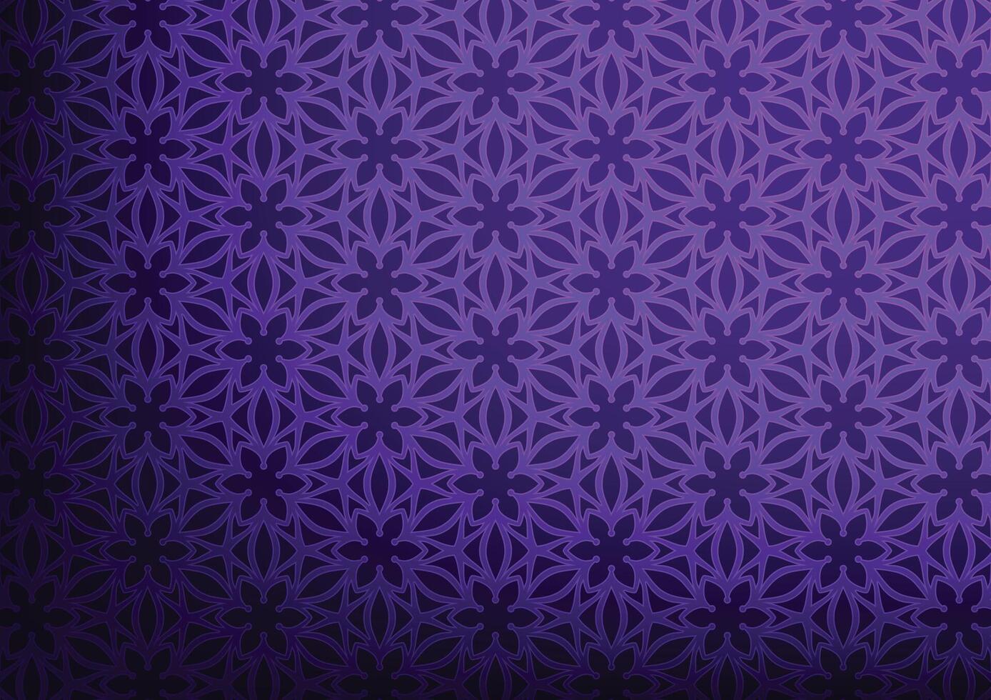 Star pattern purple art line dark background vector