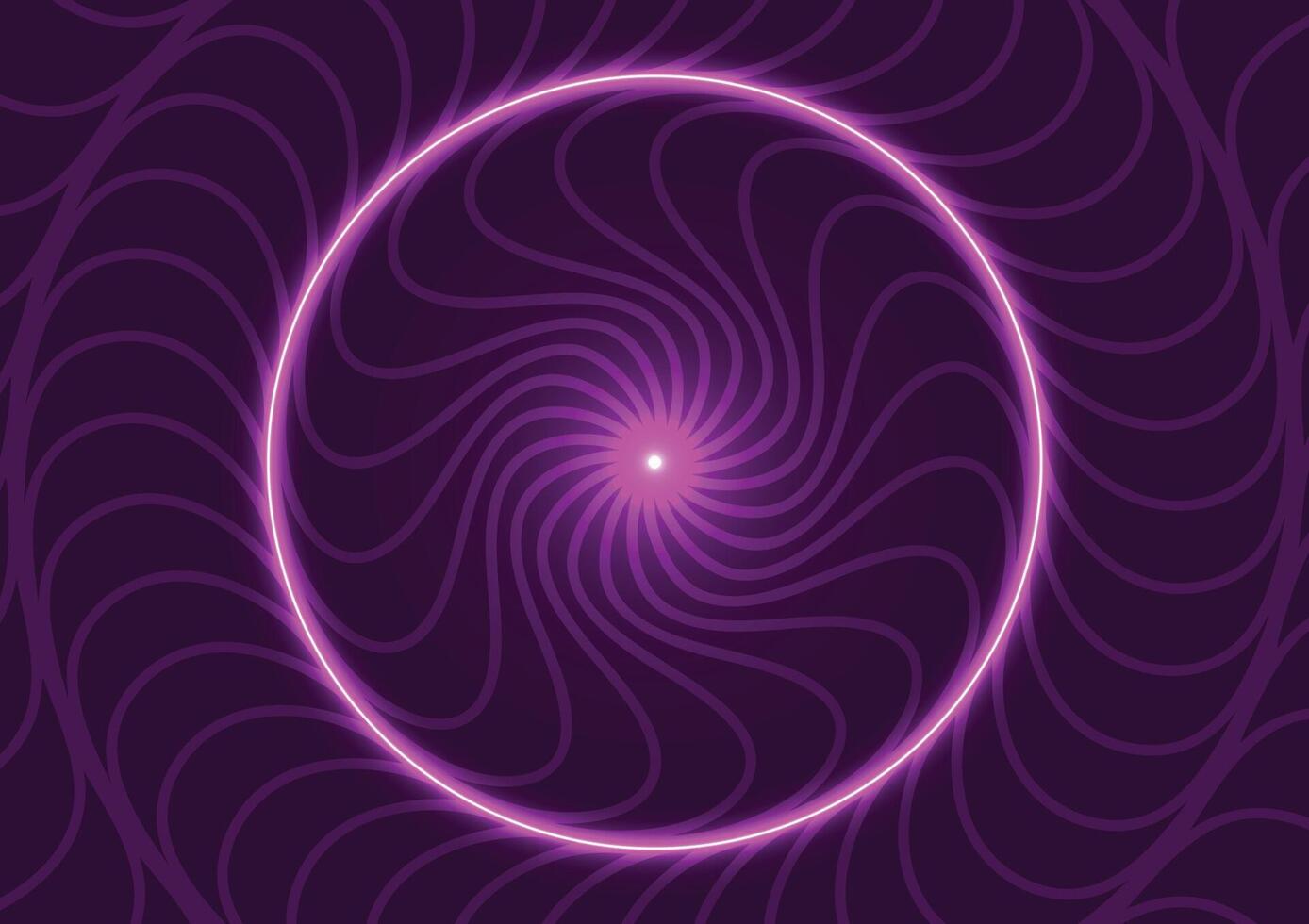 Circle len dark purple line mandala graphics background vector