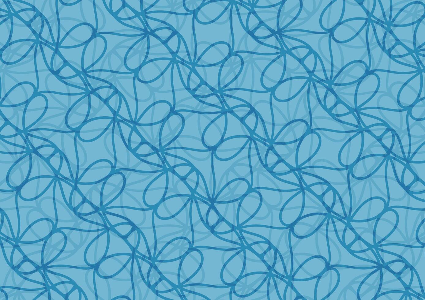 Art blue swirl pattern curve wallpaper background vector