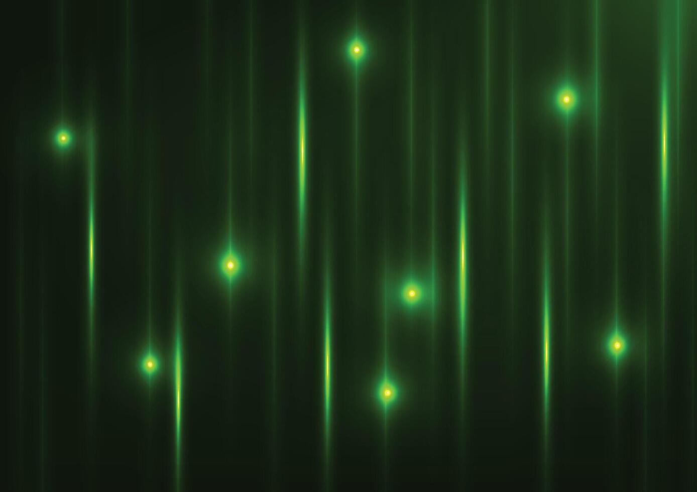 Dark green smooth light art presentation background vector