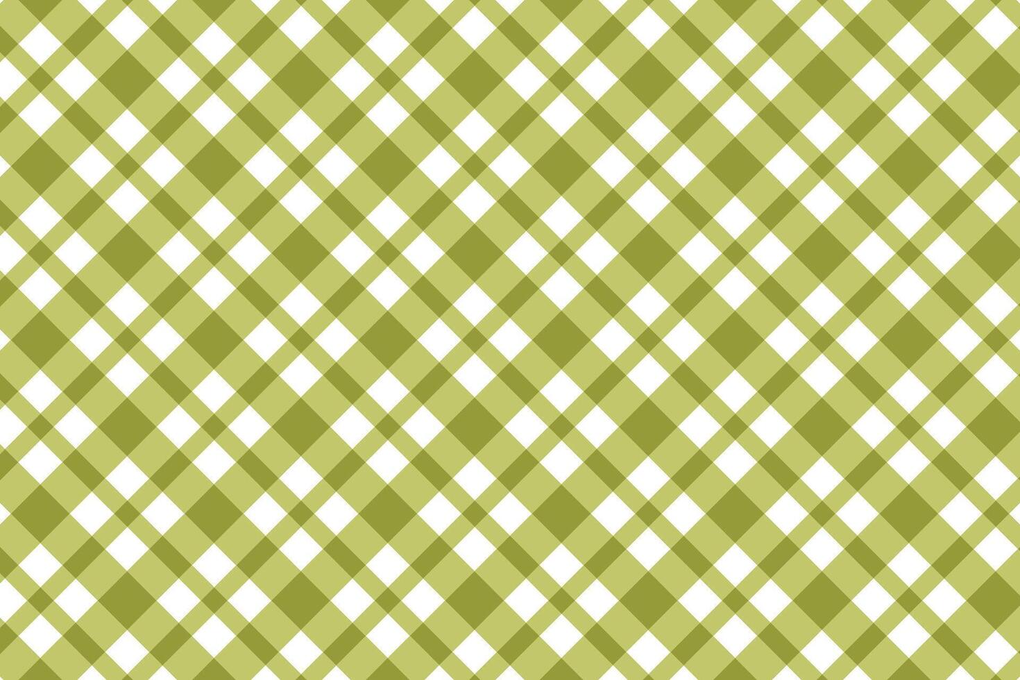 simple abstract olive color check plaid line pattern with a green checkered background vector