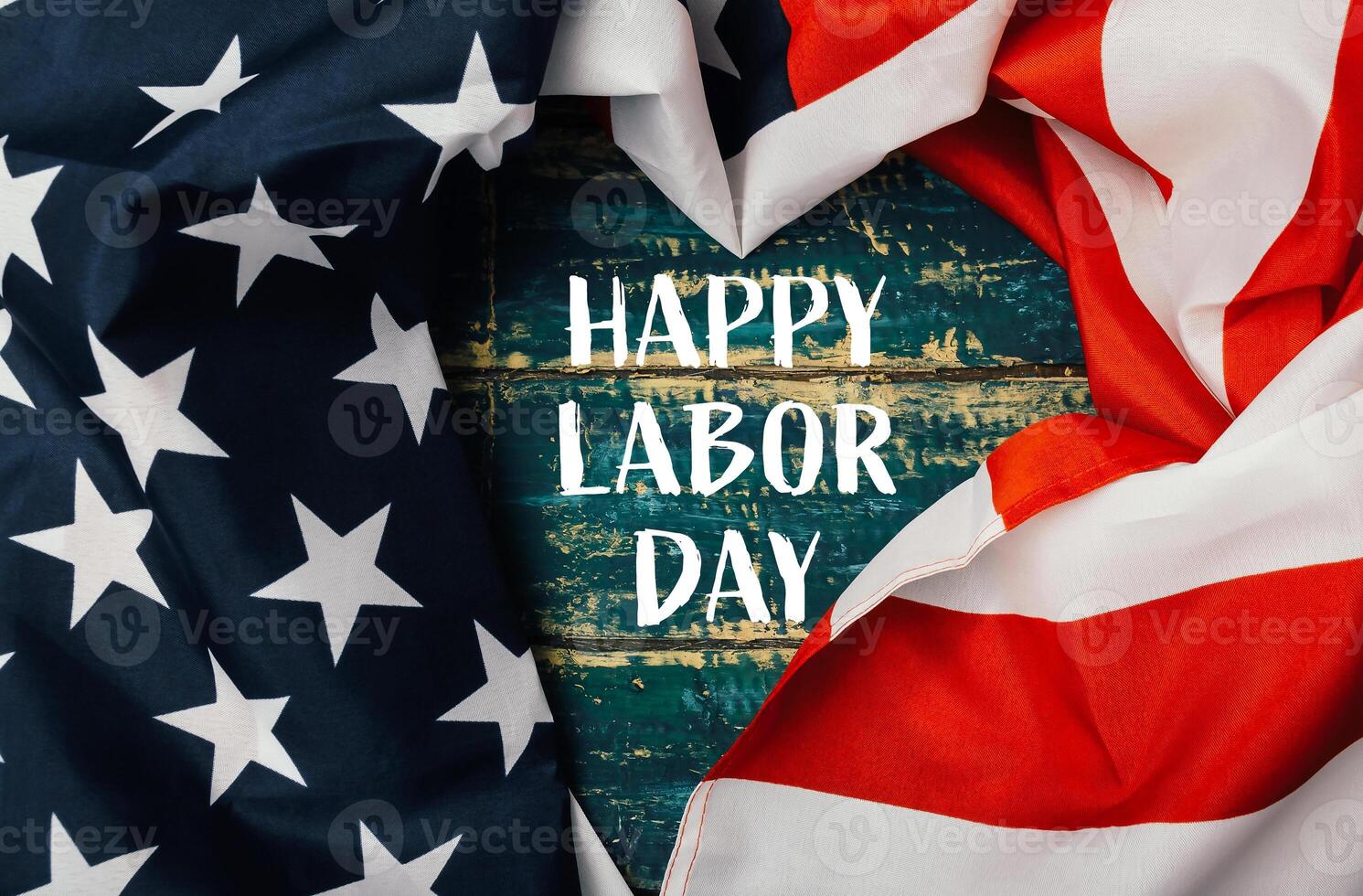 the words Happy Labor Day written in red photo